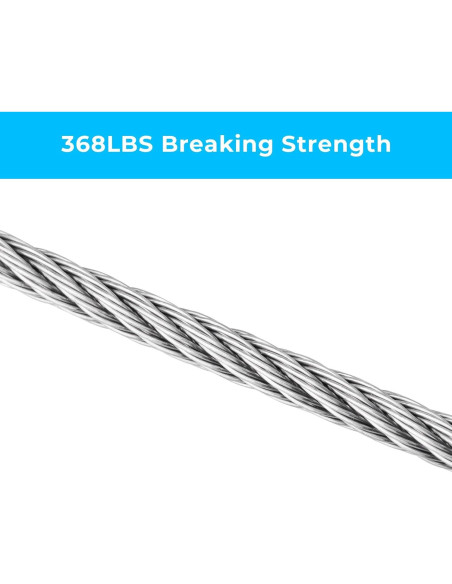 Cable de acero inoxidable 1.5mm x 30m SIDAZON grado marino