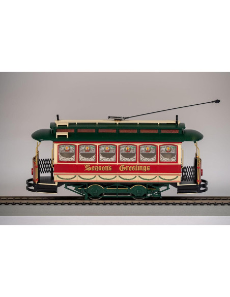 Tranvía Cerrado Navidad Bachmann Escala On30 Iluminado