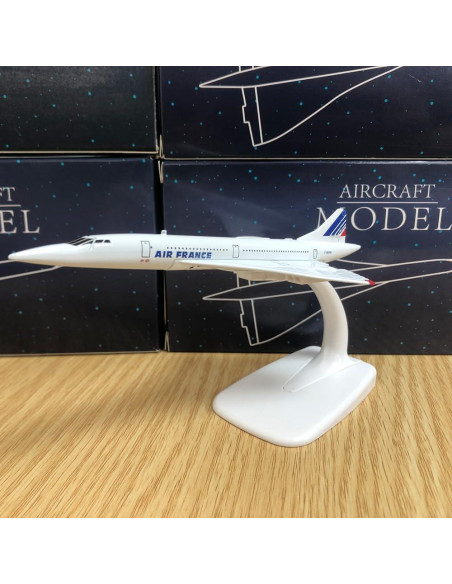 Modelo Concorde Air France 1:400 Detallado en Metal
