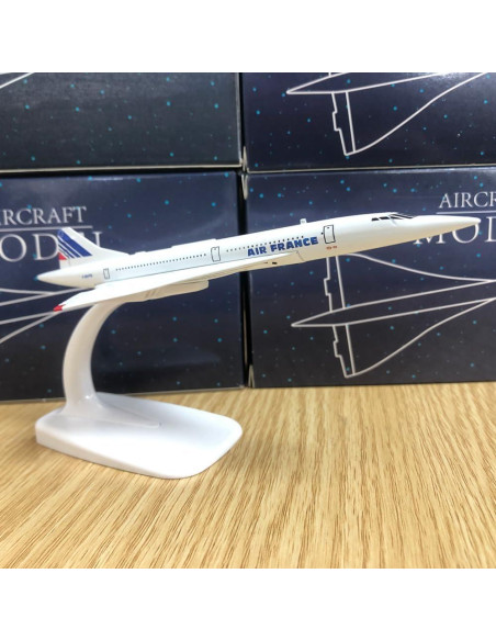 Modelo Concorde Air France 1:400 Detallado en Metal
