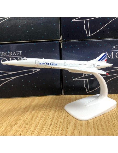 Modelo Concorde Air France 1:400 Detallado en Metal