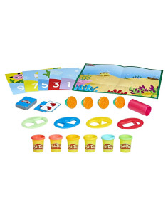 Play-Doh Crear y Contar Números Set con 6 Tapetes y 10 Tarjetas