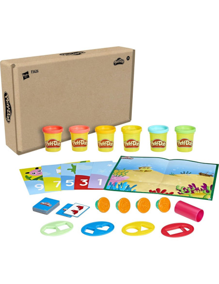 Play-Doh Crear y Contar Números Set con 6 Tapetes y 10 Tarjetas Play-Doh Crear y Contar Números Set con 6 Tapetes y 10 Tarjetas