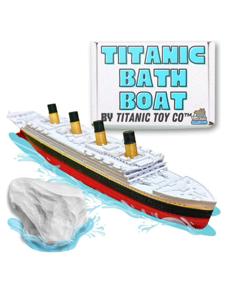 Barco de Baño Titanic ToyCo 20 cm Juguete Histórico