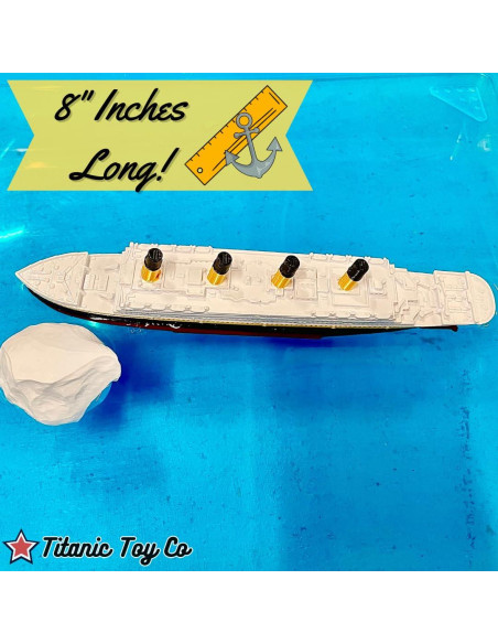 Barco de Baño Titanic ToyCo 20 cm Juguete Histórico