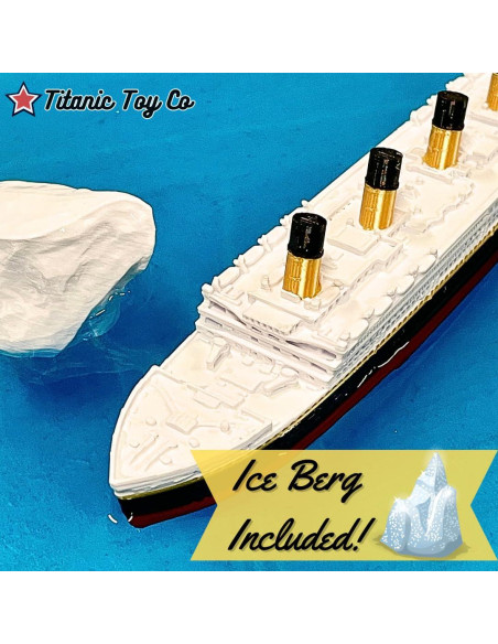Barco de Baño Titanic ToyCo 20 cm Juguete Histórico
