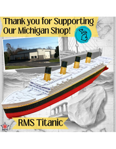 Barco de Baño Titanic ToyCo 20 cm Juguete Histórico