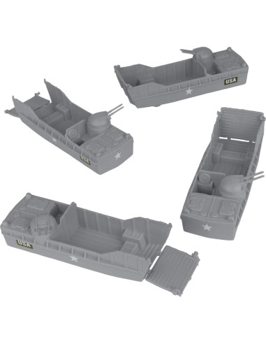 Barcos de Plástico BMC Classic Marx Landing Craft 4pcs