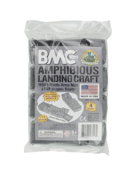 Barcos de Plástico BMC Classic Marx Landing Craft 4pcs