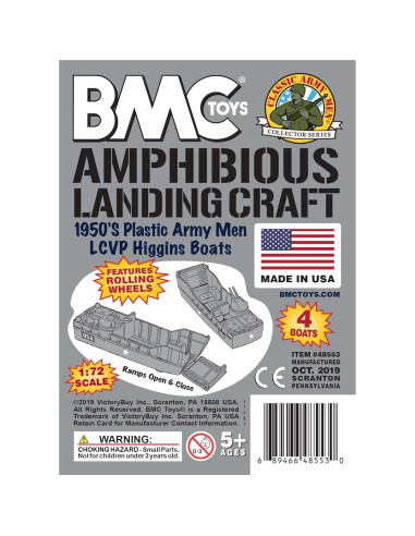 Barcos de Plástico BMC Classic Marx Landing Craft 4pcs