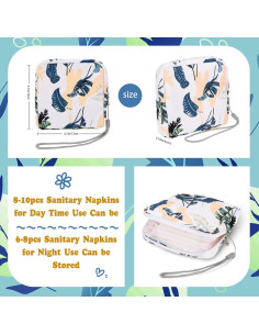 Bolsa de Almacenamiento Menstrual Abeill0 - 4 Piezas Impermeable 2