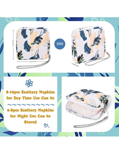 Bolsa de Almacenamiento Menstrual Abeill0 - 4 Piezas Impermeable