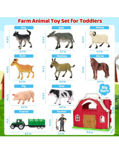 Juguete de Granja Toidgy con Animales y Tractor 0.83 kg 2