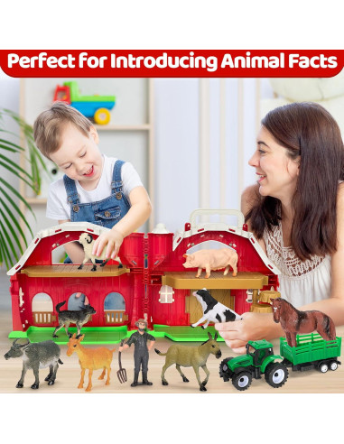 Juguete de Granja Toidgy con Animales y Tractor 0.83 kg