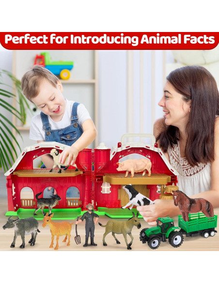 Juguete de Granja Toidgy con Animales y Tractor 0.83 kg