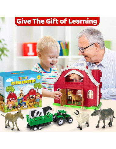Juguete de Granja Toidgy con Animales y Tractor 0.83 kg