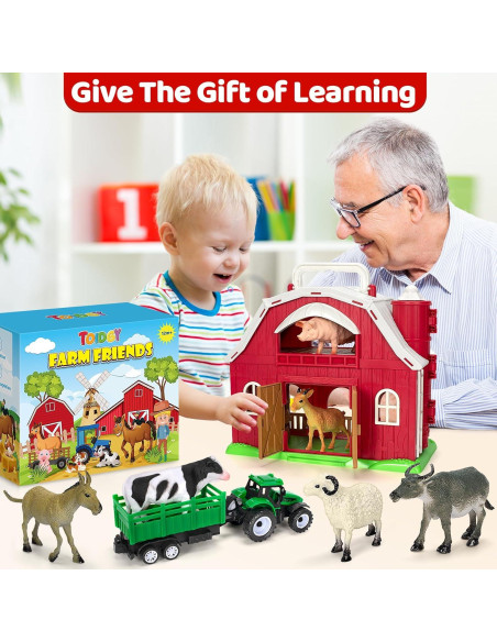 Juguete de Granja Toidgy con Animales y Tractor 0.83 kg