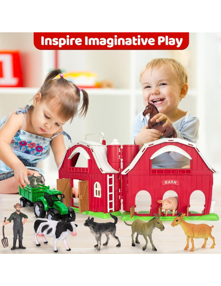 Juguete de Granja Toidgy con Animales y Tractor 0.83 kg