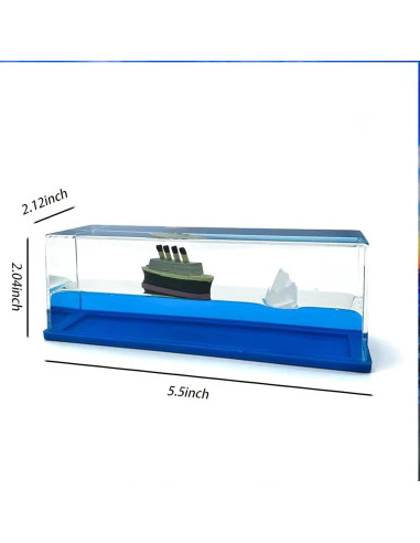 Botella de Deriva Barco Crucero Chilifuli 14 cm Decoración