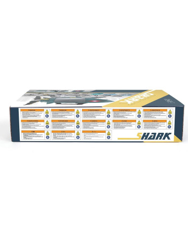 Juguete de camión tiburón LY con 18 animales marinos