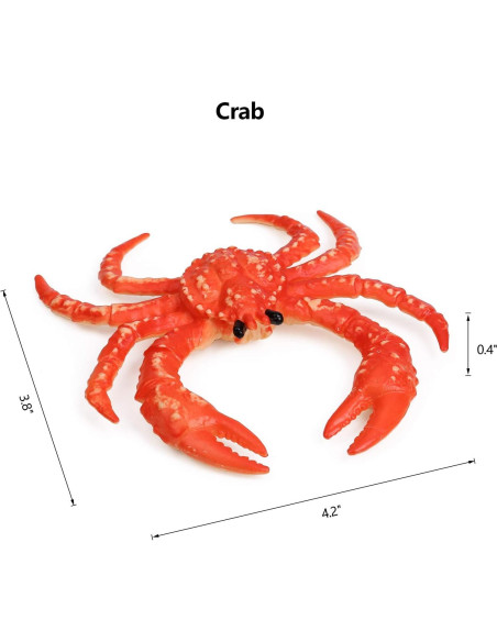 UANDME 8 Figuras de Animales Marinos Juguetes para Niños