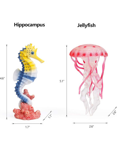 UANDME 8 Figuras de Animales Marinos Juguetes para Niños