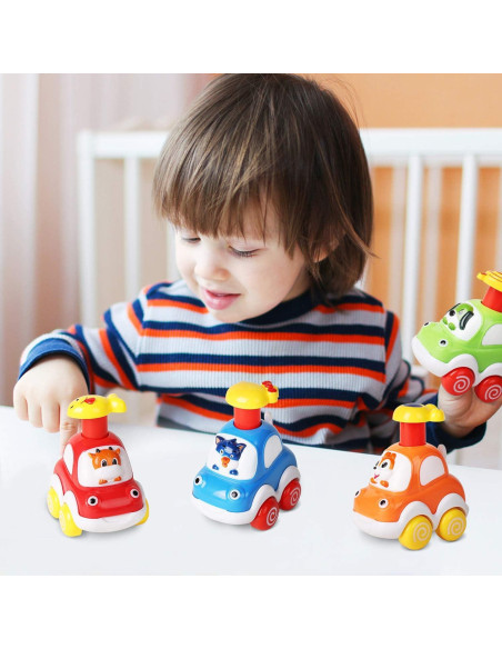 ALASOU Juguetes de Coche de Animales para Niños 1-2 Años