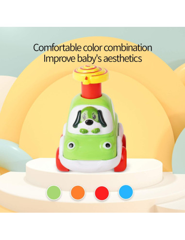 ALASOU Juguetes de Coche de Animales para Niños 1-2 Años