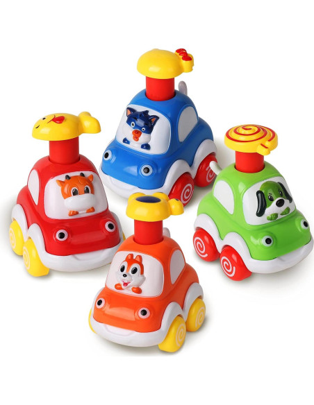 ALASOU Juguetes de Coche de Animales para Niños 1-2 Años