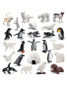 26 Piezas Figuras Animales Árticos SCAHOW - Juguetes Educativos
