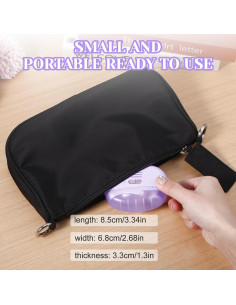 Cortauñas Eléctrico 3 en 1 Keggaen para Adultos Púrpura 2