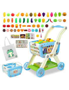 Carrito de Compras para Niños Ming You 72 Piezas Azul