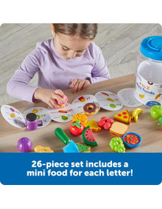 Alimentos Mini A a Z Learning Resources - Juguetes Educativos 2