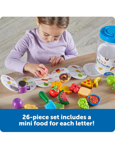 Alimentos Mini A a Z Learning Resources - Juguetes Educativos
