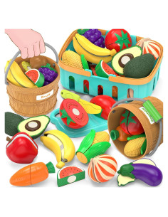 Conjunto de Comida Falsa MOEAWS 29 Piezas Juguete Educativo