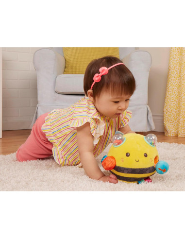 Juguete Sensorial Abeja de Felpa B. Baby 19x17x15cm