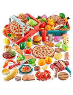 Juego de Comida Infantil 80PC Comirth con Cestas de Picnic