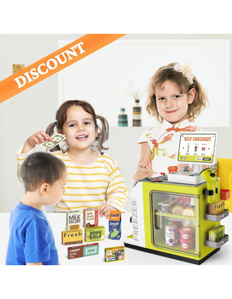 Caja Registradora Juguete de Café deAO - Verde, 1.16 kg, 3+ años