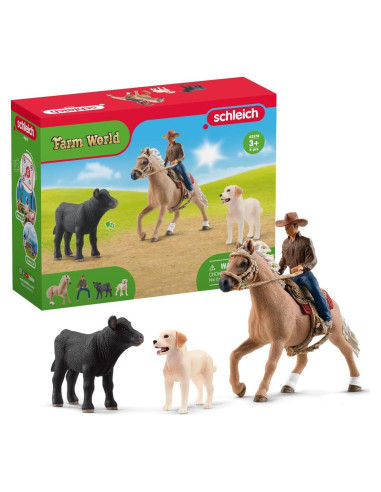 Juguete de Rodeo Schleich - Aventuras de Monta Occidental