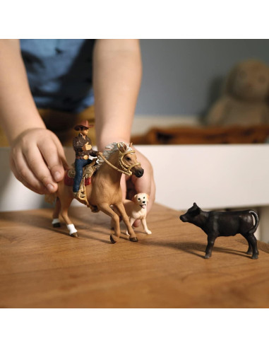 Juguete de Rodeo Schleich - Aventuras de Monta Occidental