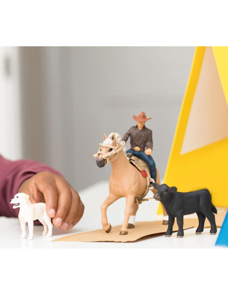 Juguete de Rodeo Schleich - Aventuras de Monta Occidental