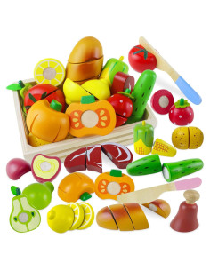 Juguete de Comida de Madera Beberolen para Niños 18.9x6.1cm