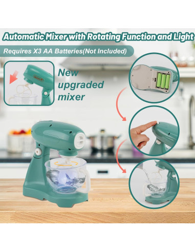 Set de Juguetes de Cocina Ark Miido con Licuadora y Tostadora