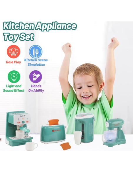 Set de Juguetes de Cocina Ark Miido con Licuadora y Tostadora Set de Juguetes de Cocina Ark Miido con Licuadora y Tostadora