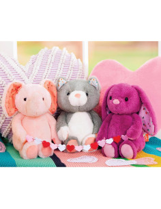 Gato de Peluche B. toys Cosmo Nublado 30 cm Gris y Blanco 2