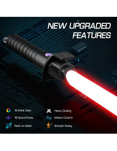 Sable de Luz Rvuwrya 12 Colores 16 Sonidos Recargable USB 2