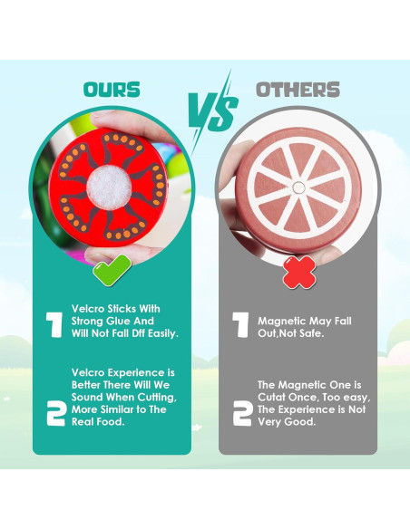 Comida de Juguete de Madera Kauxea 32PCS Frutas y Verduras