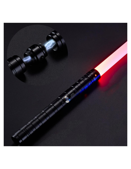 Sable de Luz Dueling S OUJCEN 15 Colores RGB Mango Metal 56cm