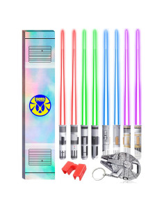 Palillos de Luz LED Sabersticks 4 Pares Colores Variados