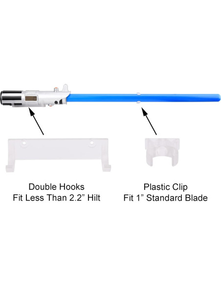 Soporte de Montaje en Pared LEKUSHA para Sable de Luz - 4 Piezas